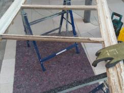 Holzfenster: Kittarbeiten